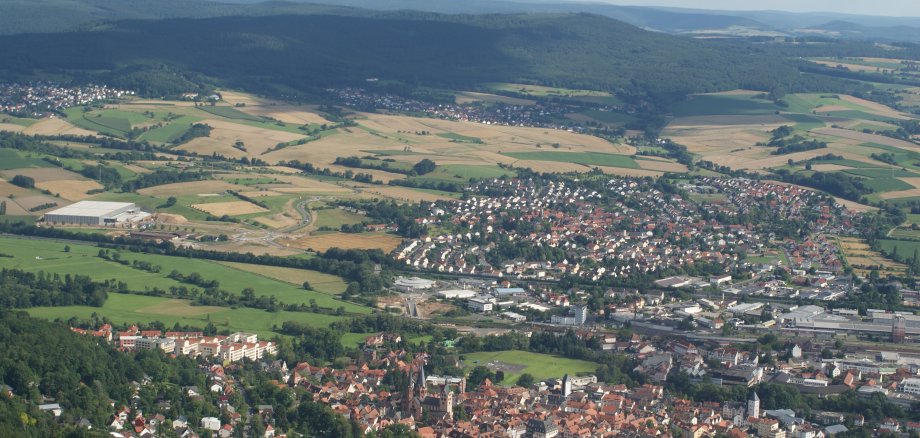 Luftaufnahme des Ortsteils Altenhasslau