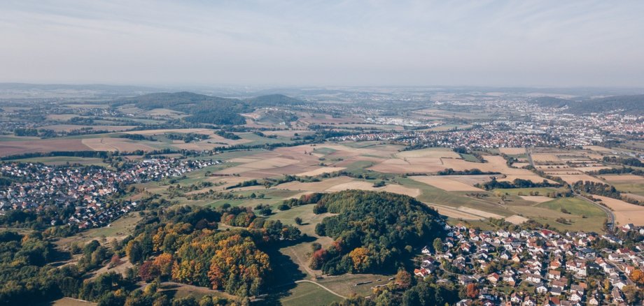 Luftaufnahme von Linsengericht