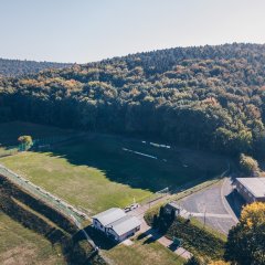 Impression des Ortsteils Eidengesäß - hier der Sortplatz auf dem Geisberg