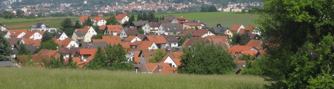 Blick auf den Ortsteil Geislitz