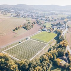 Impression des Ortsteils Geislitz - Luftaufnahme