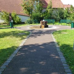 Brunnen im Park von Geislitz