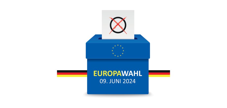 Wahlurne Europawahl 2024 in Deutschland